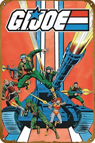 Gi Joe – โปสเตอร์รถถัง ของสะสม - Vintage Collectible Posters บทวิจารณ์และราคา