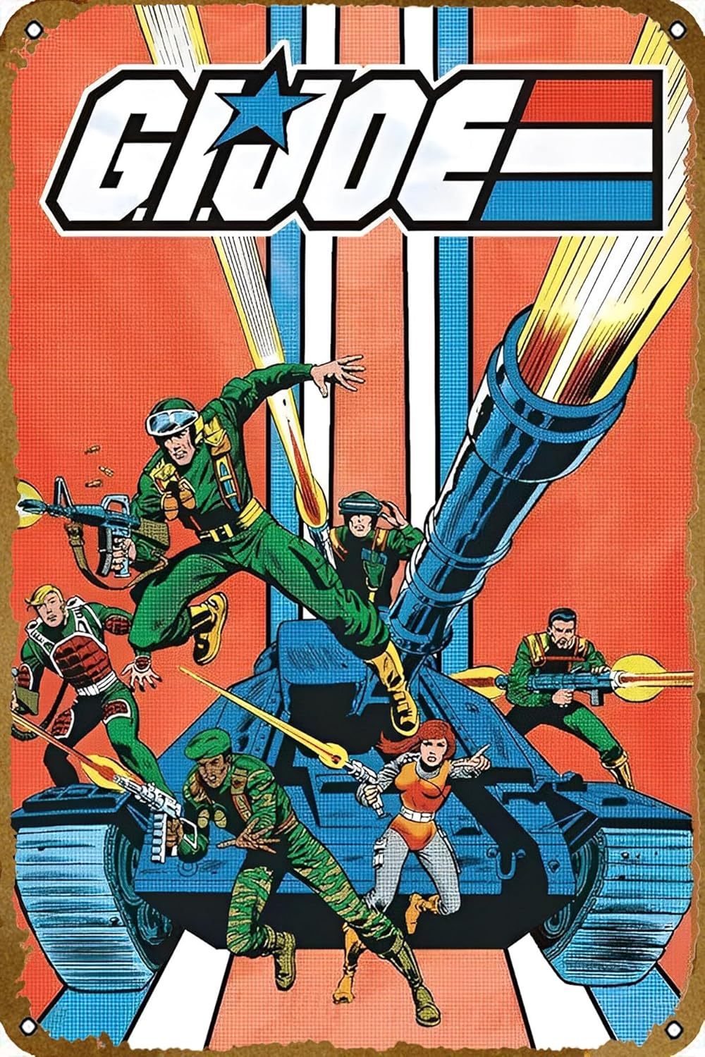 Gi Joe – รถถัง – โปสเตอร์วินเท - Vintage Collectible Posters บทวิจารณ์และราคา