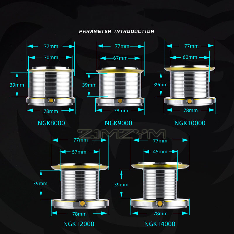 18KG ลากขนาดใหญ่ตกปลา Reels ตก - Developing Tank Reel บทวิจารณ์และราคา