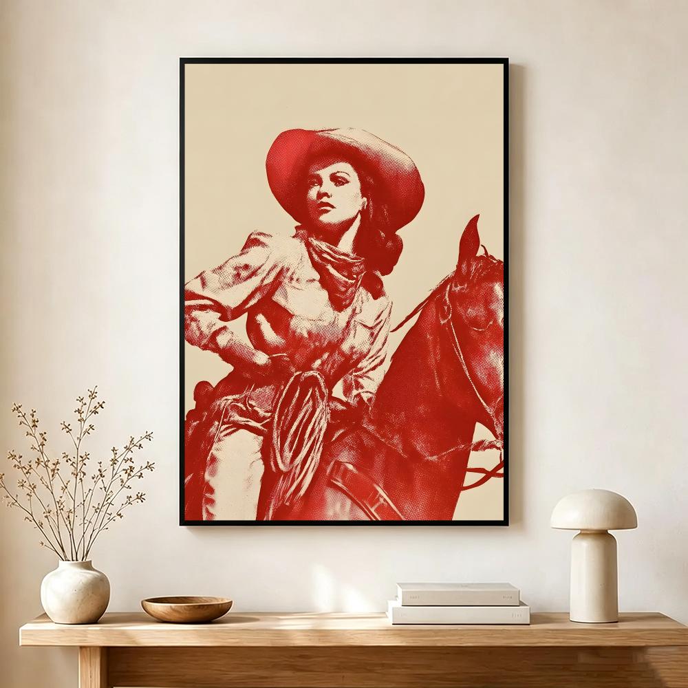 โปสเตอร์ธีมคาวเกิร์ลสไตล์วินเท - Vintage Collectible Posters บทวิจารณ์และราคา