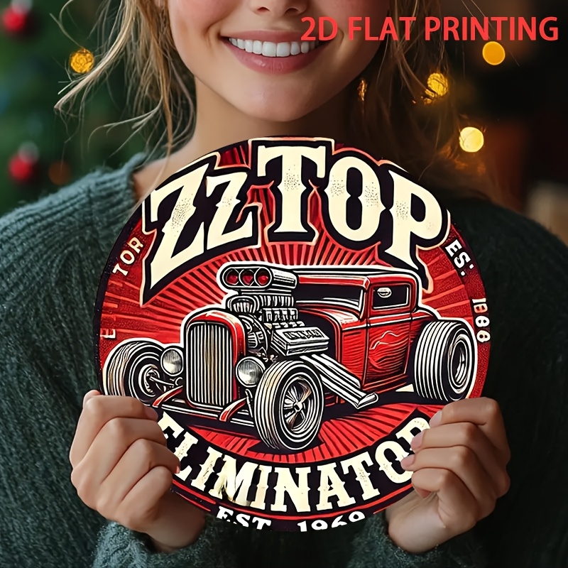 ป้ายโลหะรถยนต์ ZZ Top Eliminat - Vintage Collectible Plates บทวิจารณ์และราคา
