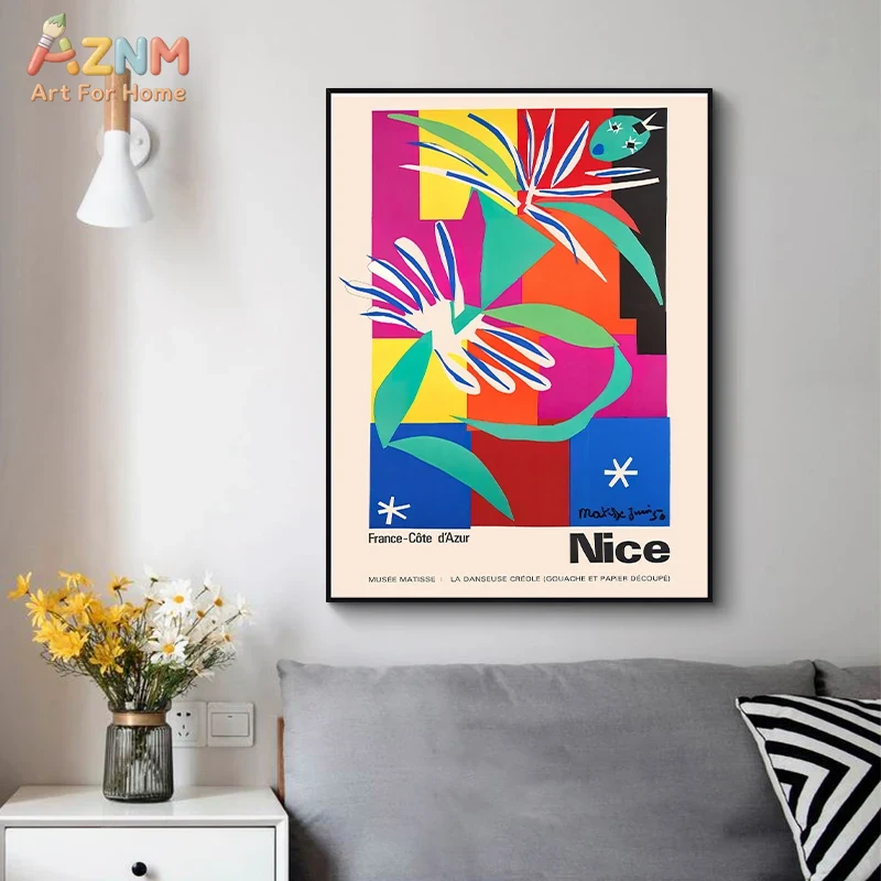 AZNM ภาพวาดบนผืนผ้าใบวินเทจ แอ - Vintage Collectible Posters บทวิจารณ์และราคา