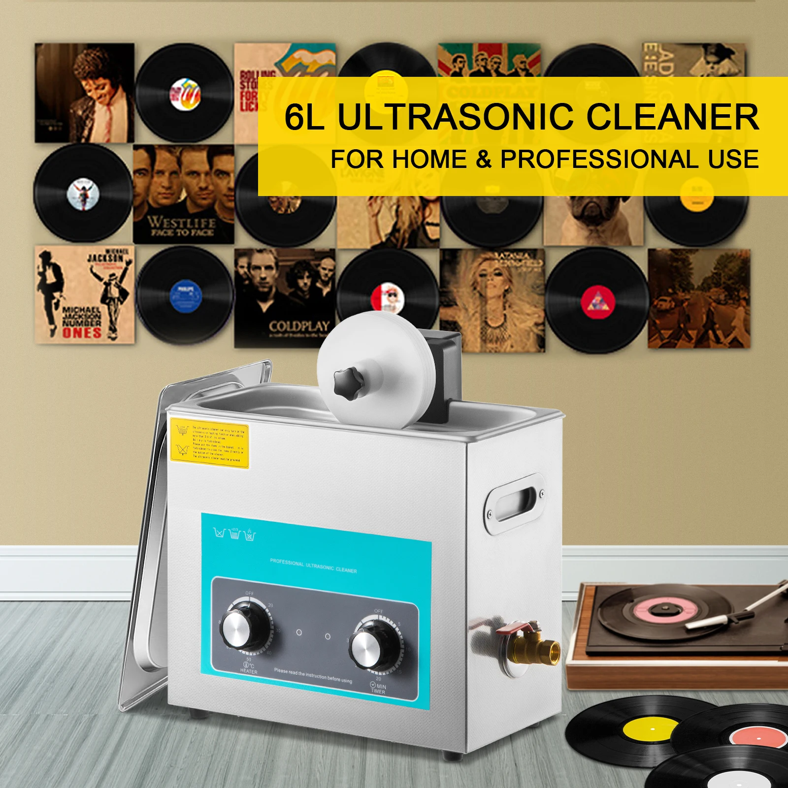 เครื่องทำความสะอาดแผ่นเสียงอัล - Vinyl Record Cleaner บทวิจารณ์และราคา
