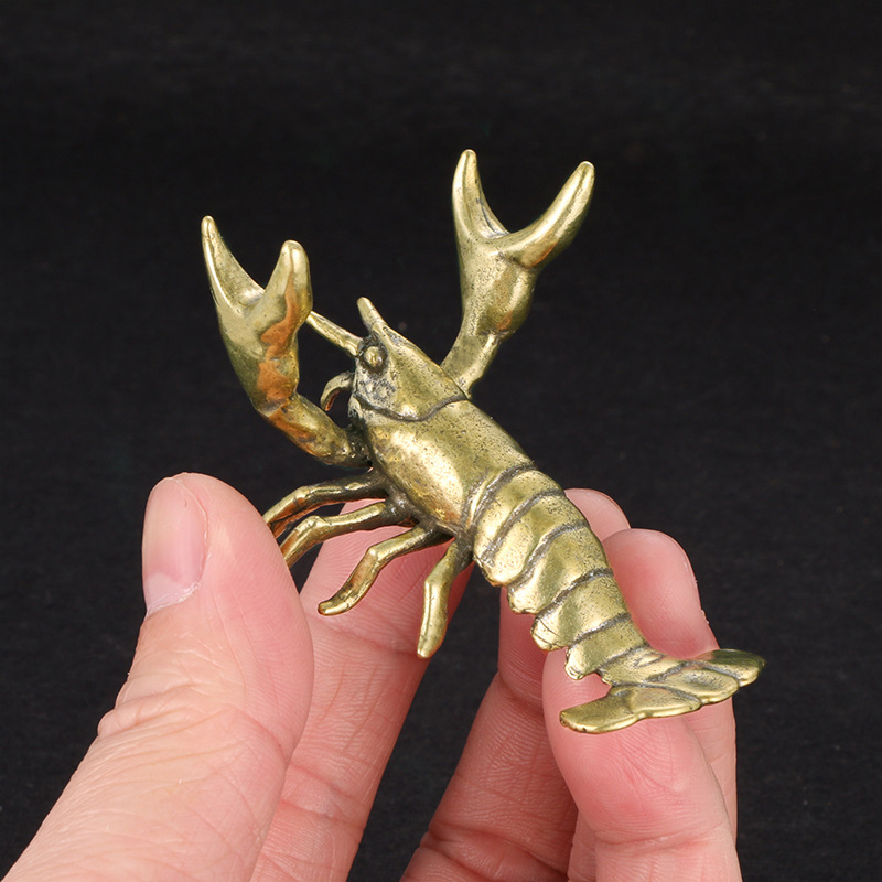 【F】ของตกแต่งรูปกุ้งก้ามกรามทอง - Vintage Collectible Pens บทวิจารณ์และราคา